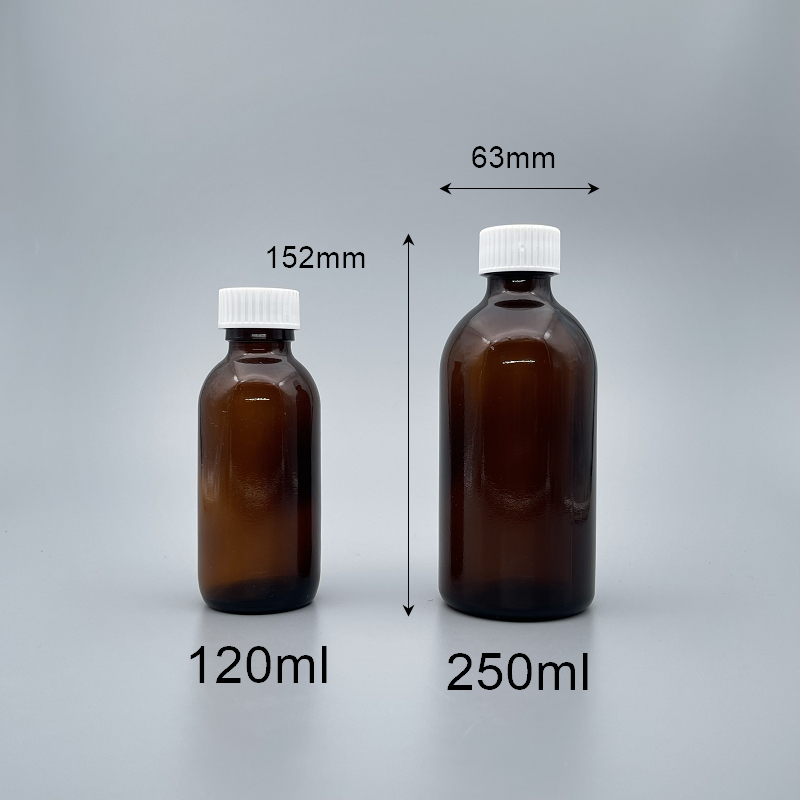 精油瓶 茶 白蓋 250ml 附Q6的B5內塞