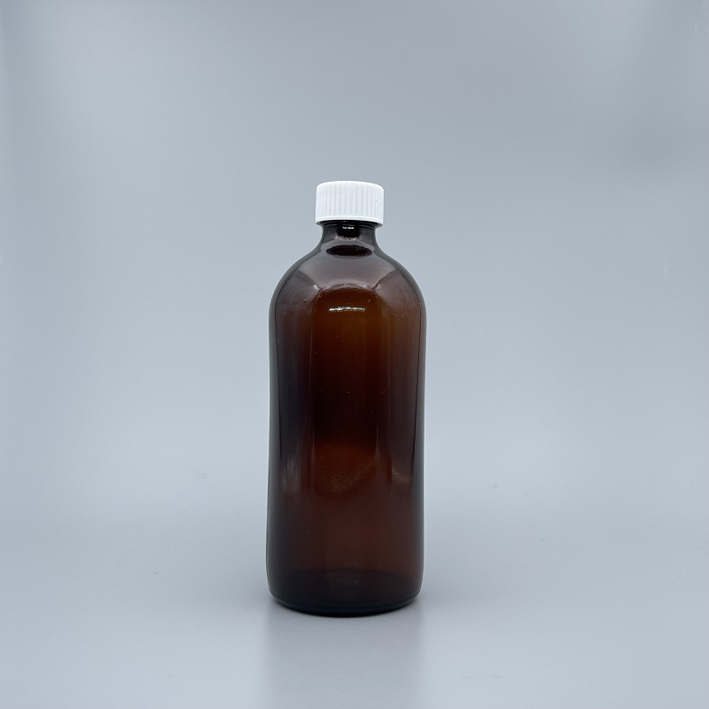 精油瓶 茶 白蓋 500ml 附Q6的B5內塞