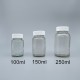 玻璃瓶 透明 白安全蓋+封口紙 100ml F-3123