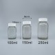 玻璃瓶 透明 白安全蓋+封口紙 150ml