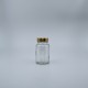 玻璃瓶 透明 金蓋9# 100ml F-3123