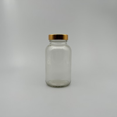 玻璃瓶 透色 45mm金蓋11# 250ml