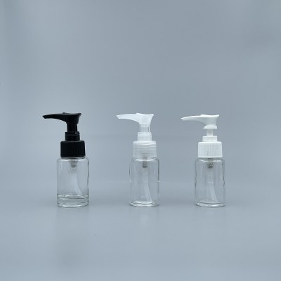 壓瓶 透明 黑色壓頭 30ml L-0350