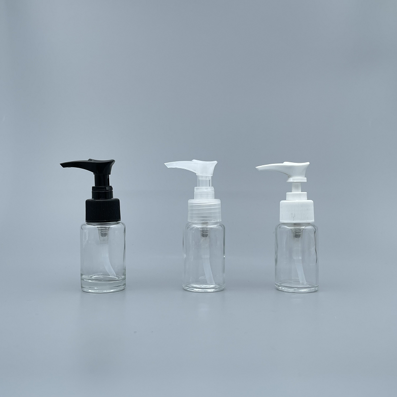 壓瓶 透明 黑色壓頭 30ml L-0350