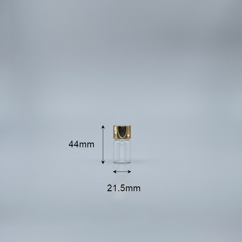 玻璃瓶 茶色 5ml  18牙銀蓋+21x38滴瓶身