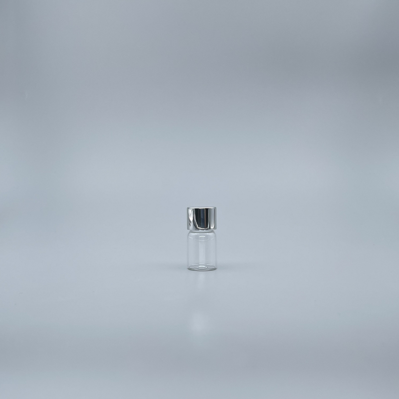 玻璃瓶 透明 5ml  18牙銀蓋+21.5x38滴瓶身