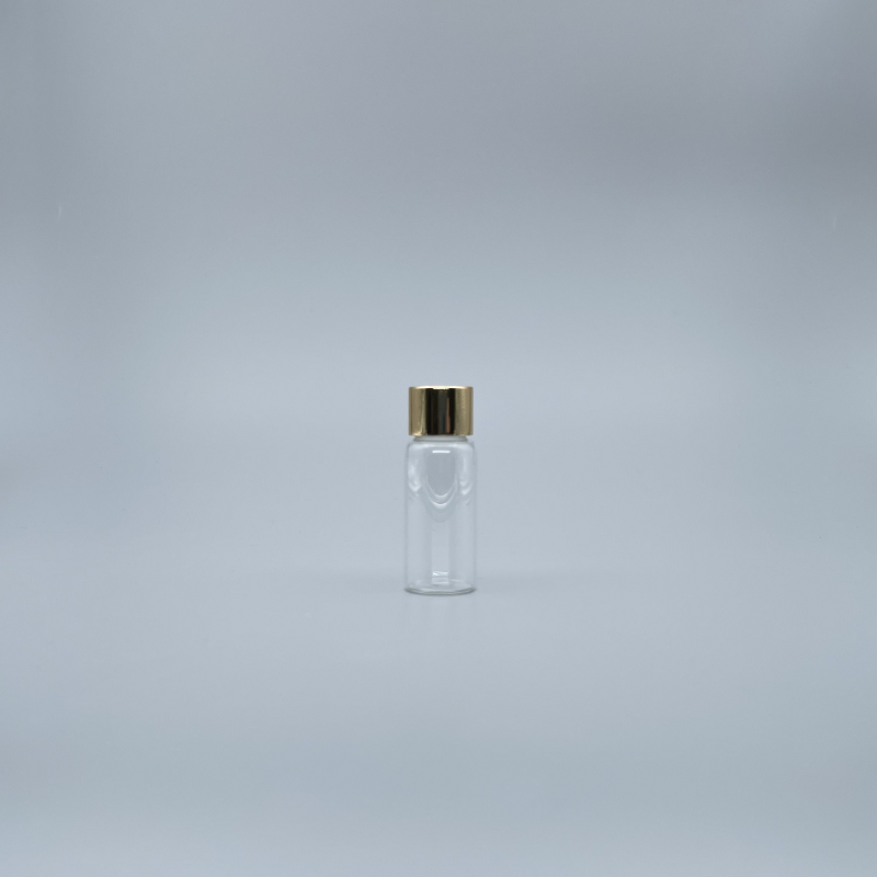 玻璃瓶 透明 15ml 18牙金蓋+24x60滴瓶身