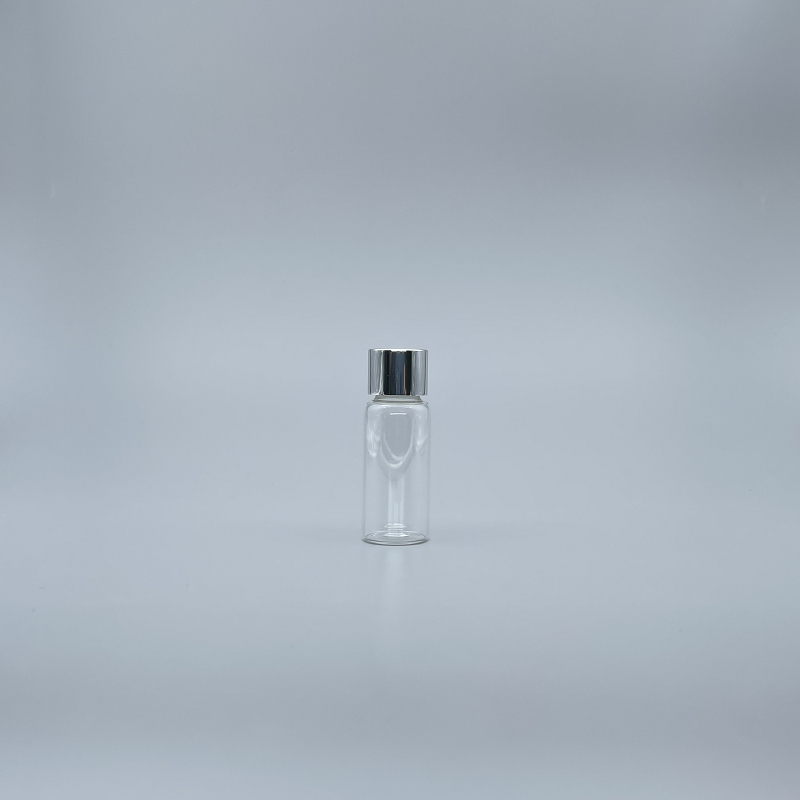玻璃瓶 透明 15ml 18牙銀蓋+24x60滴瓶身