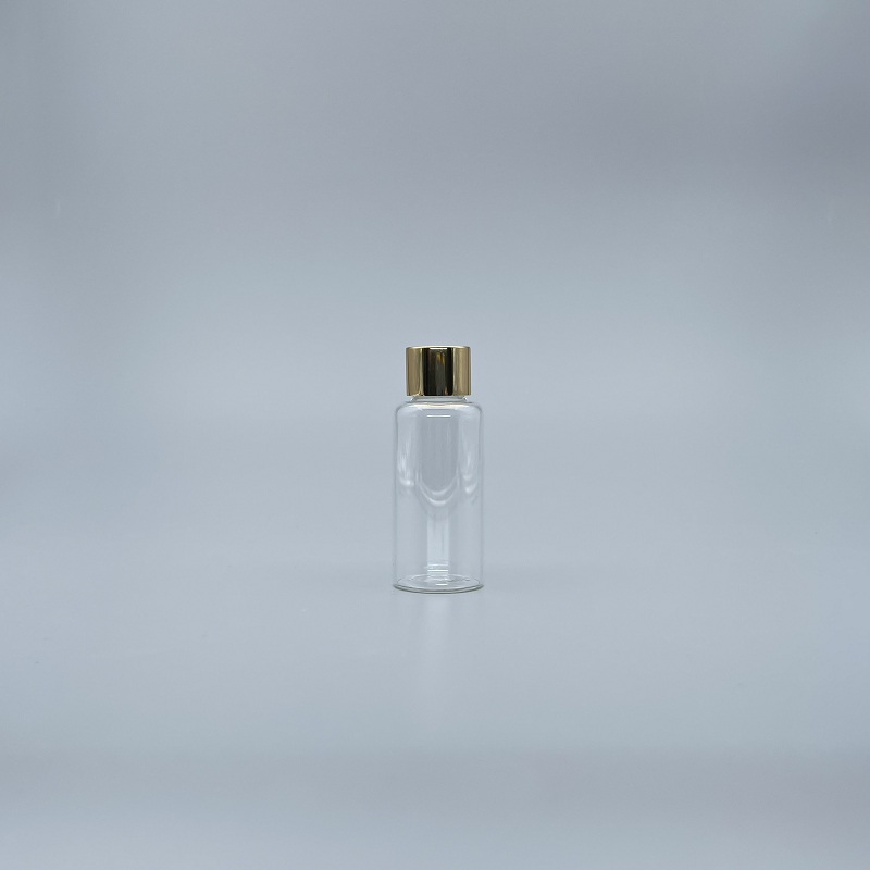 玻璃瓶 透明 30ml 18牙金蓋+30x71滴瓶身