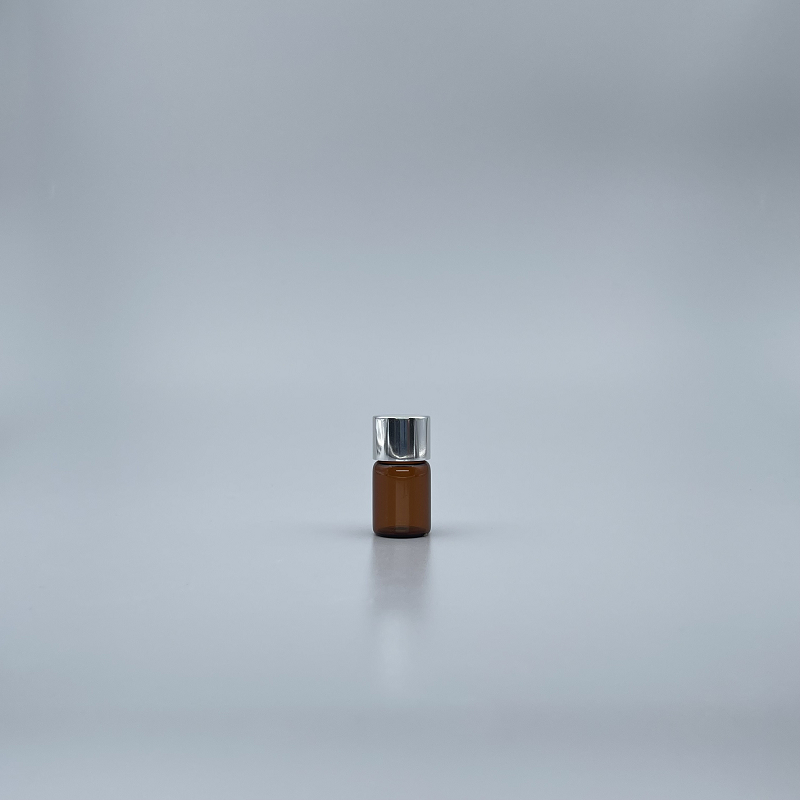 玻璃瓶 茶色 5ml  18牙銀蓋+21x38滴瓶身