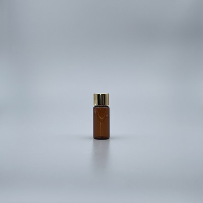 玻璃瓶 茶色 10ml 18牙金蓋+22x54滴瓶身