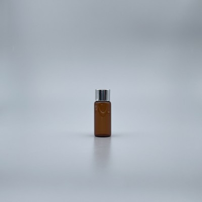 玻璃瓶 茶色 15ml 18牙銀蓋+24x60滴瓶身