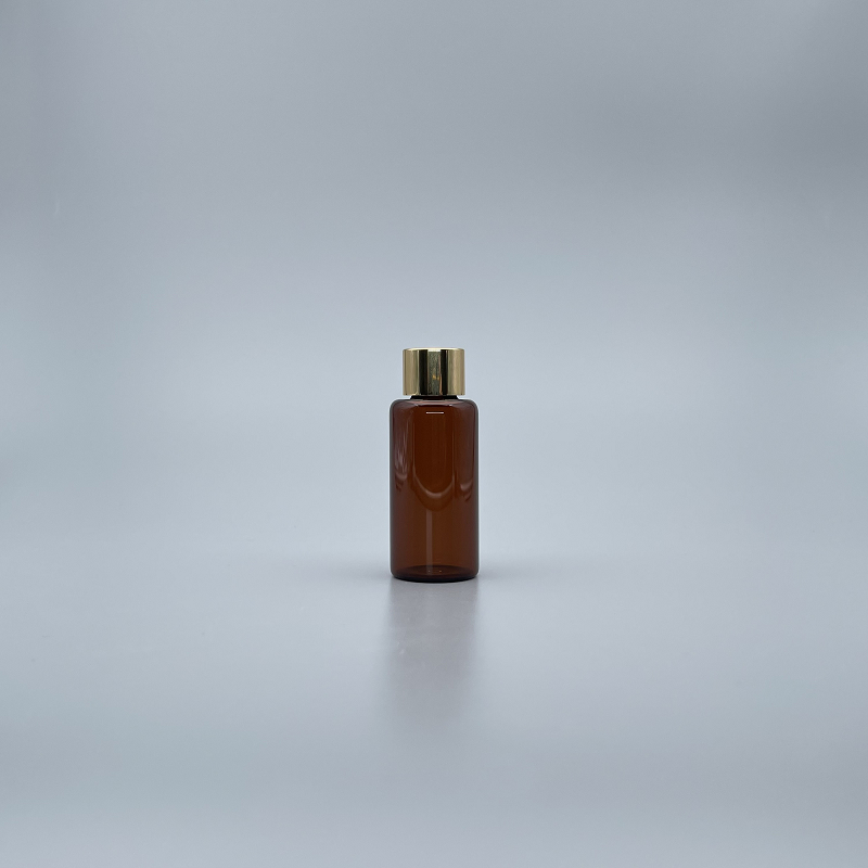 玻璃瓶 茶色 30ml 18牙金蓋+30x71滴瓶身