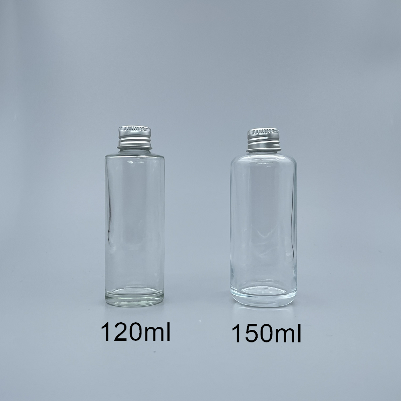 鋁蓋瓶 透玻 150ml 全鋁蓋+5.5#無洞內塞