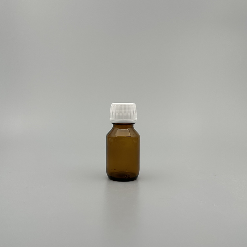 精油瓶 德國 茶 斜肩 28牙安全白蓋 50cc
