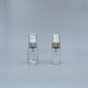 壓瓶 附蓋霧金中束 透明 30ml L-0350