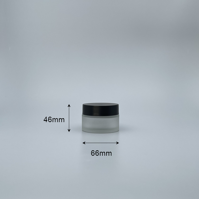 毛玻黑蓋盒 50g 附無耳凹凸片 C-05006