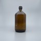 精油瓶 德國 茶 斜肩 28牙安全黑蓋 1L