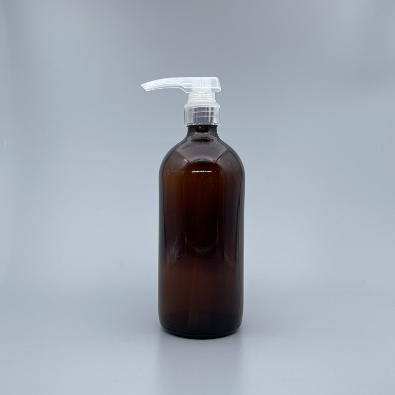 壓瓶 茶玻 500ml 3.5ml出量28牙本色壓頭