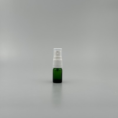 噴瓶 綠色玻璃 白噴頭 5ml YB