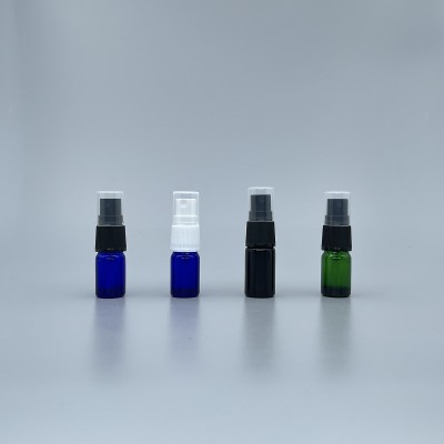 噴瓶 綠色玻璃 黑噴頭 5ml YB