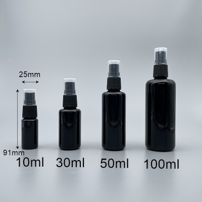 紫晶噴瓶 黑噴頭 10ml