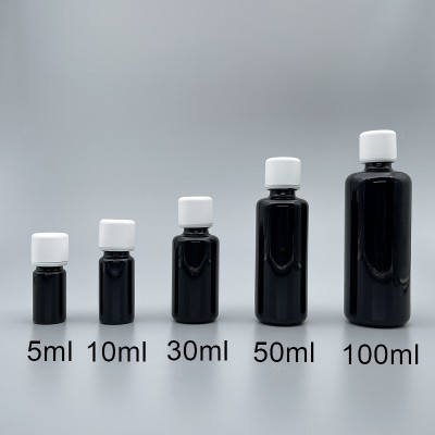 紫晶瓶 白色平面安全蓋 100ml