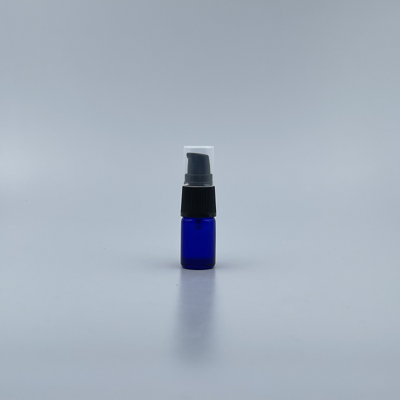 精油壓瓶 進口 藍色 黑壓頭  5ml