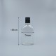 鋁蓋瓶 黑蓋 透玻扁酒瓶 150ml