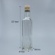 鋁蓋瓶 黑蓋 四角油瓶 透玻 250ml
