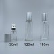 壓瓶 霧銀蓋 透玻 120ml L-1208