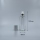 噴瓶 霧銀蓋 透玻 120ml L-1208