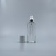 噴瓶 霧銀蓋 透玻 120ml L-1208