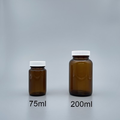 玻璃瓶 茶 38mm白蓋+封口紙  75ml 3137#