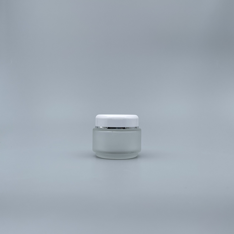 毛玻白蓋盒 100g(銀邊)