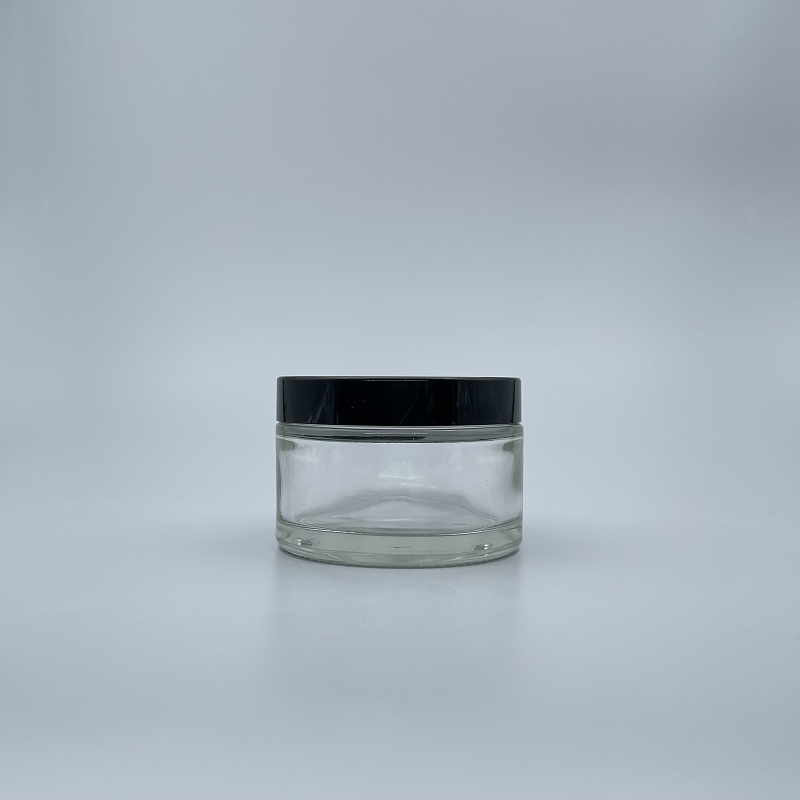 黑蓋玻璃盒 150g C-1550 滿容量180ml