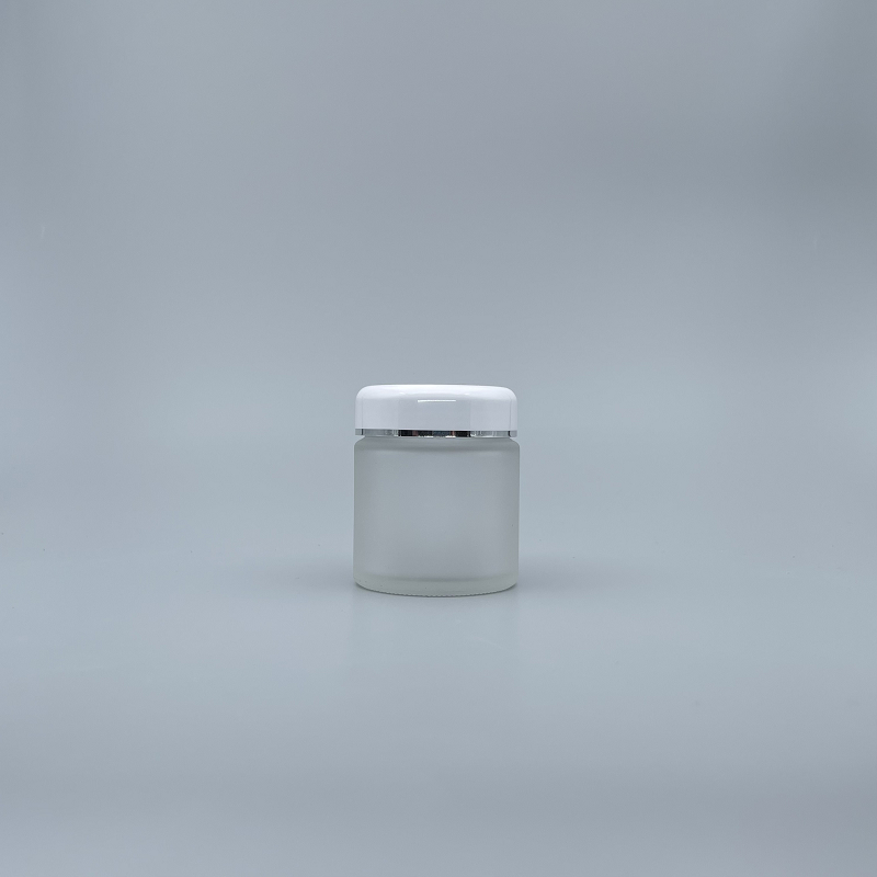 毛玻白蓋盒 100g高型(銀邊) RP-56