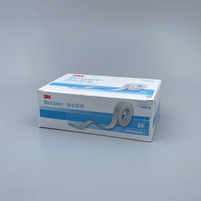 3M紙膠(白) 0.5吋無切台