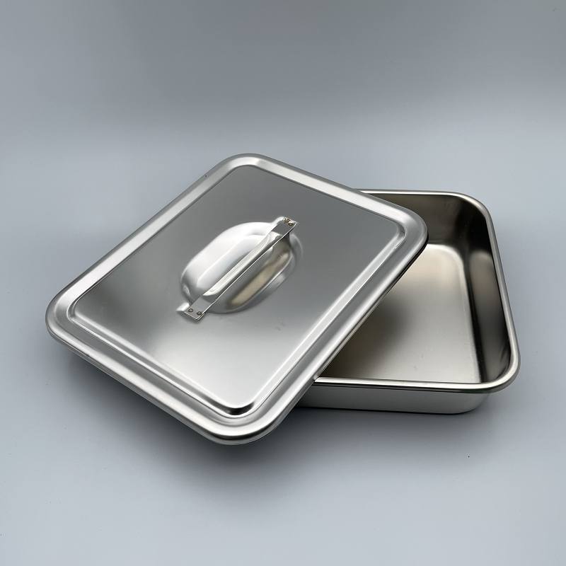 白鐵盒 便當式 (中) 25*21*高5cm