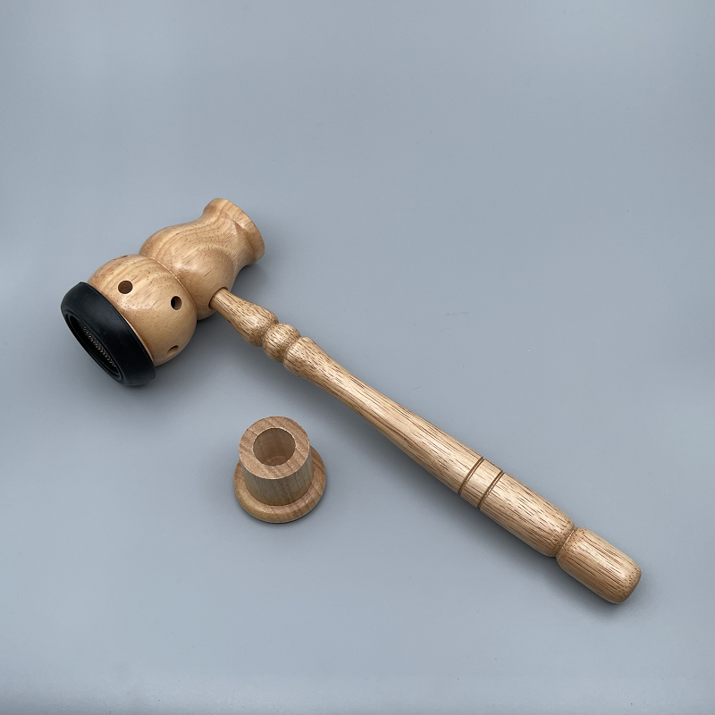 灸筒 木柄 附熄火蓋