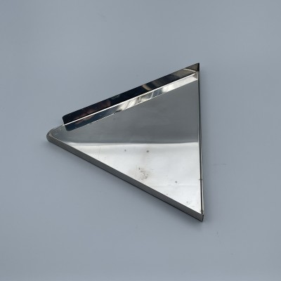 白鐵數藥盤 (三角) 20CM