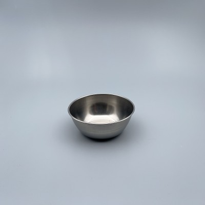 白鐵無耳碗 10cm