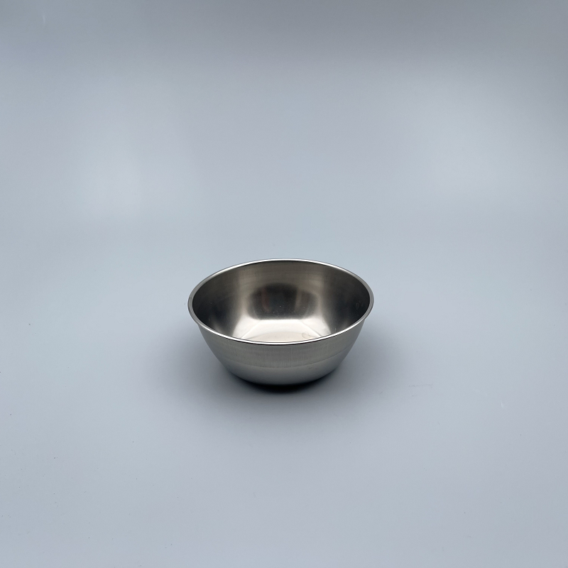 白鐵無耳碗 10cm