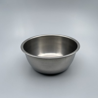 白鐵碗 深盆 18cm