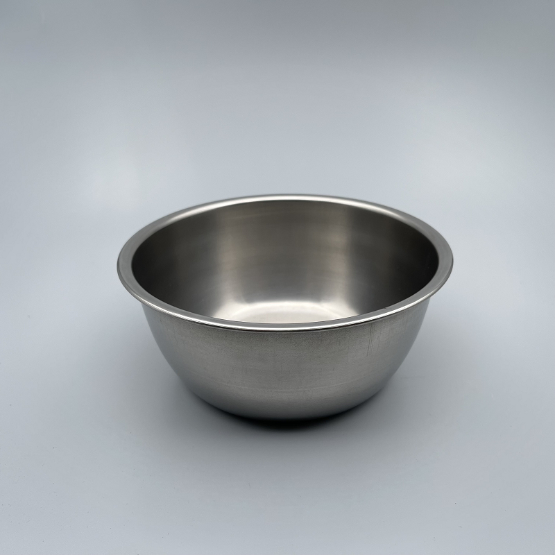 白鐵碗 深盆 18cm