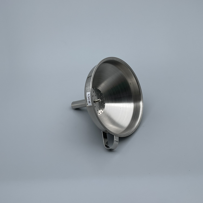 漏斗 白鐵附濾網 13cm