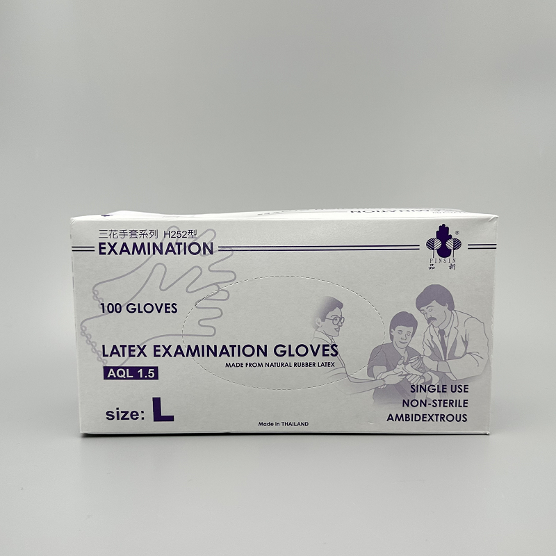 手套 三花牌乳膠 (L) 泰國製