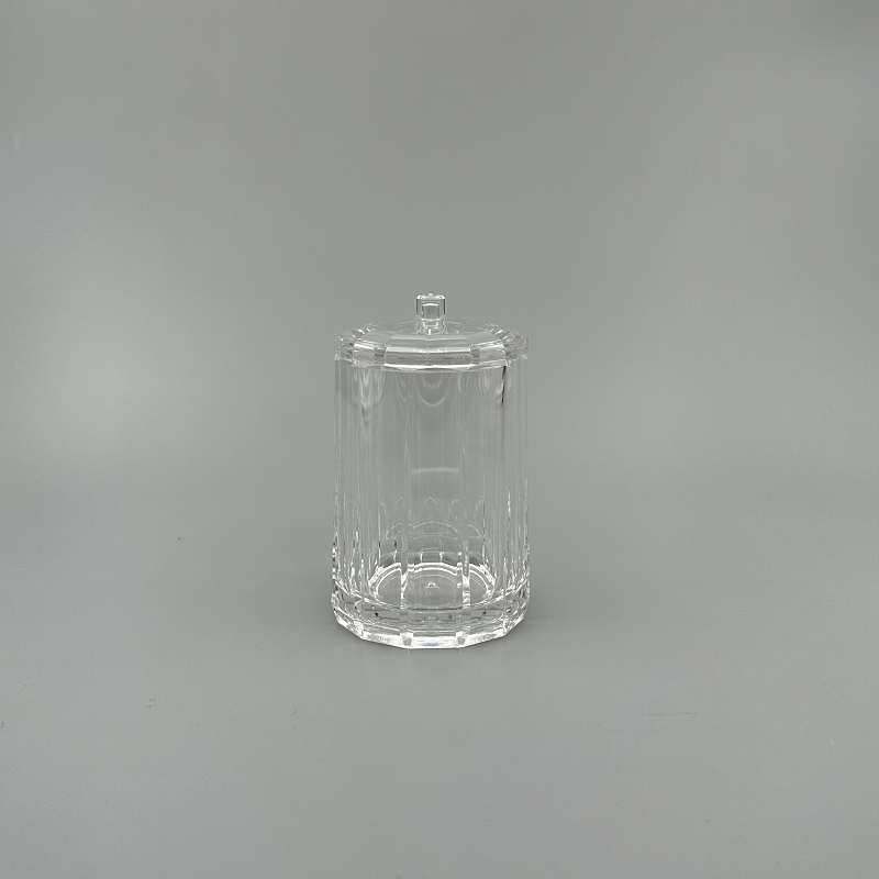 水晶壓克力 G2019 單筒棉罐(小)