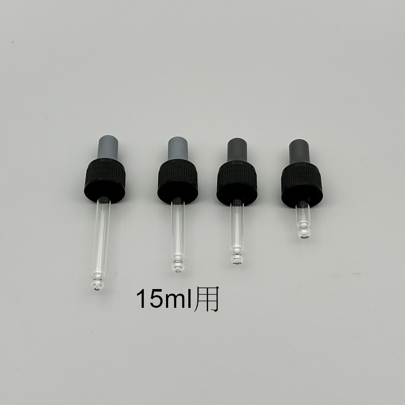 滴頭 組合 7x62+灰膠帽+黑蓋 15ml用