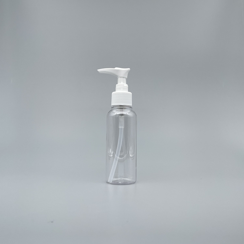 壓瓶 PETG 100cc 透明身 白壓頭 J-100